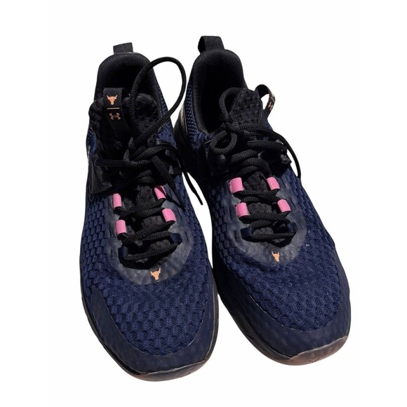 Under Armour Project Rock BSR 4 Training Shoes Midnight Navy-Black Mens Size 10 main image 8